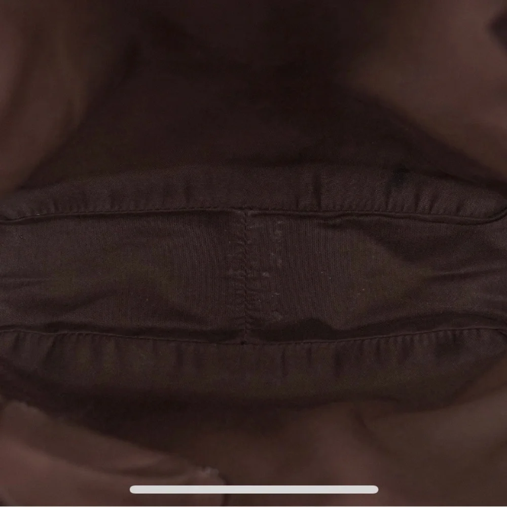 Gucci Dark Brown Embossed Leather Messenger Bag - Picture 8 of 8